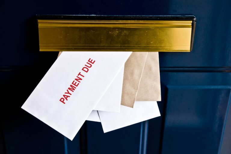 Door Mailbox Payment Due Mail