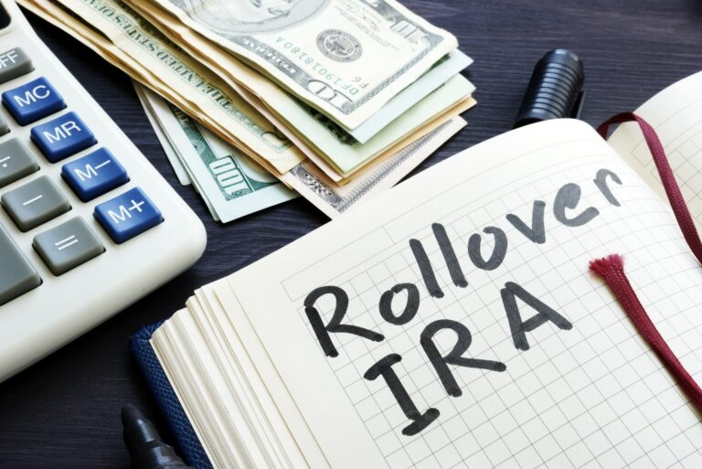 Rollover Ira Plan Cash Retirement Handwritten Calculator